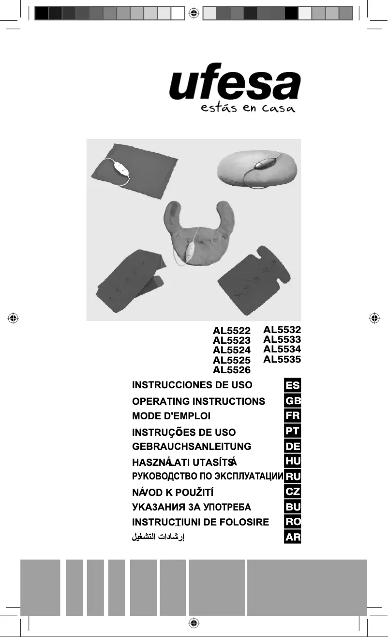 Page n°1 - Manuel utilisateur Ufesa AL5533