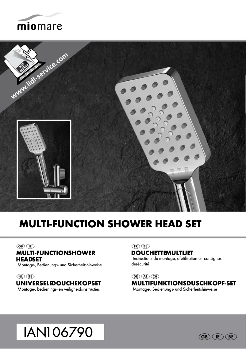 Page n°1 - Manuel utilisateur Miomare IAN 296093