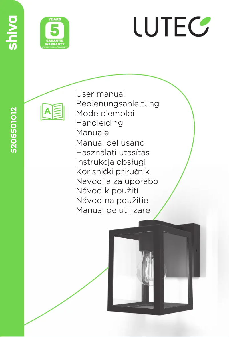 Page n°1 - Manuel utilisateur Lutec Shiva