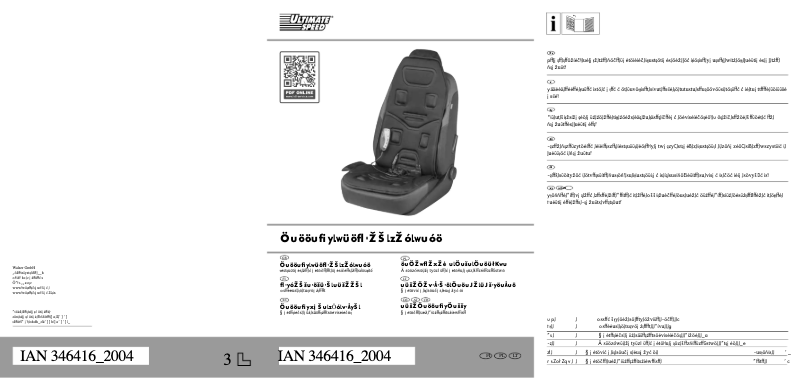 Image de la première page du manuel de l'appareil IAN 346416
