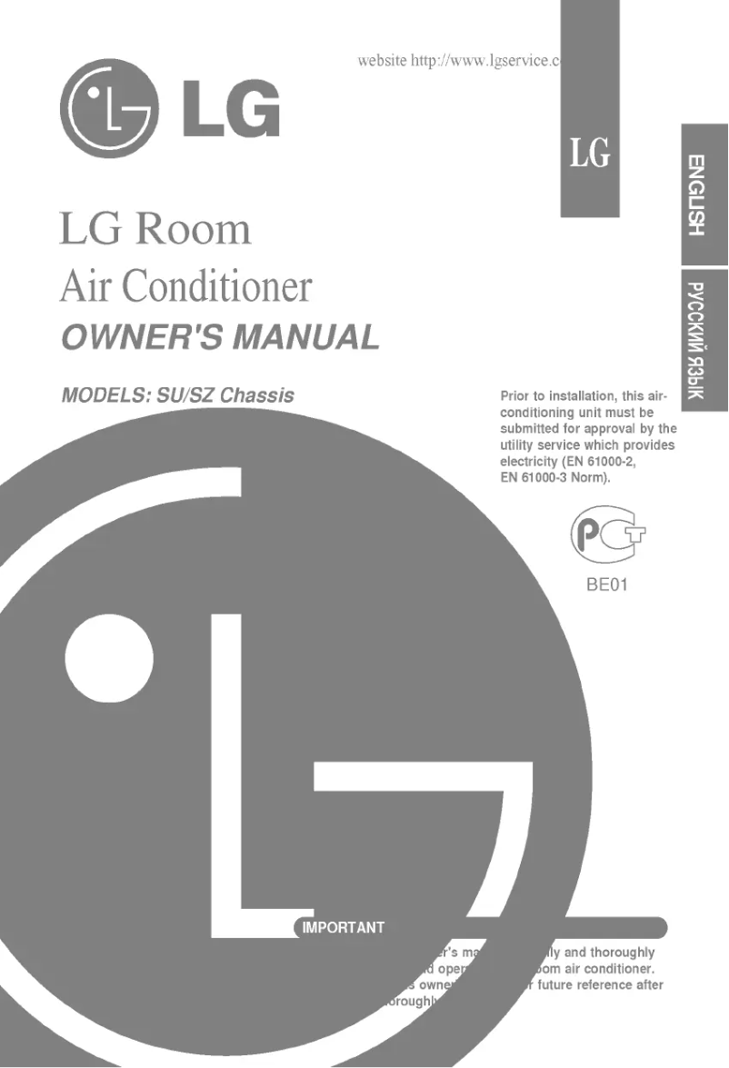 Page n°1 - Manuel utilisateur LG LS-H096ZWL0