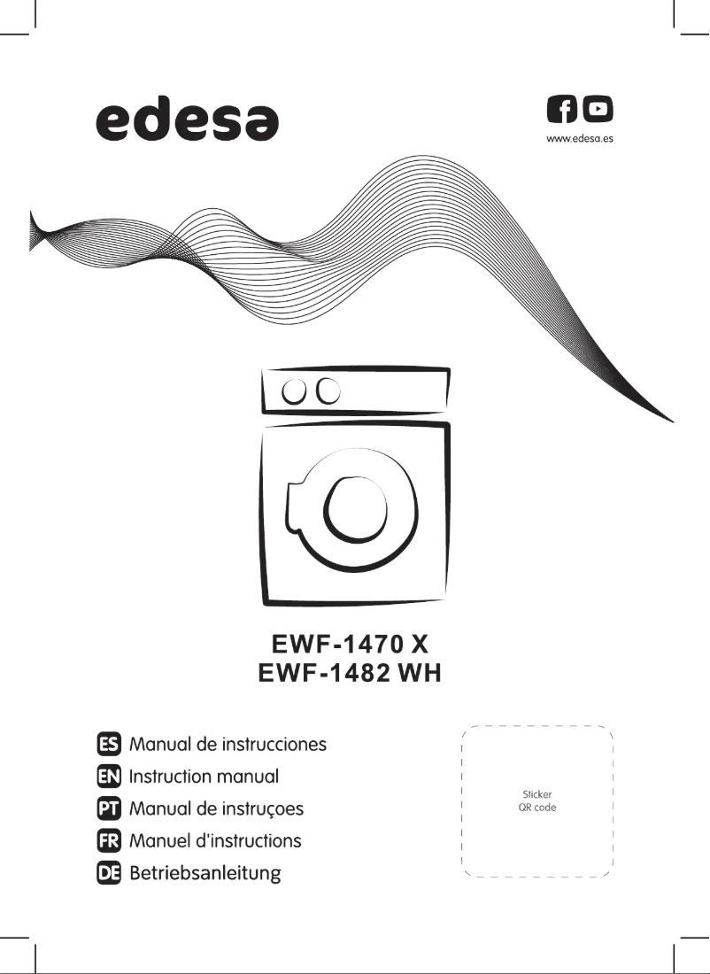 Image de la première page du manuel de l'appareil EWF-1482 WH