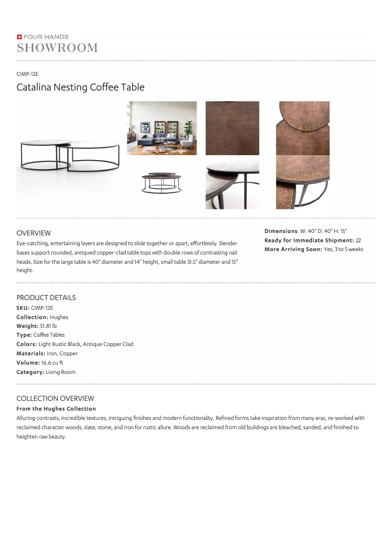 Página 1 del manual Manual de usuario Four Hands CIMP-12E