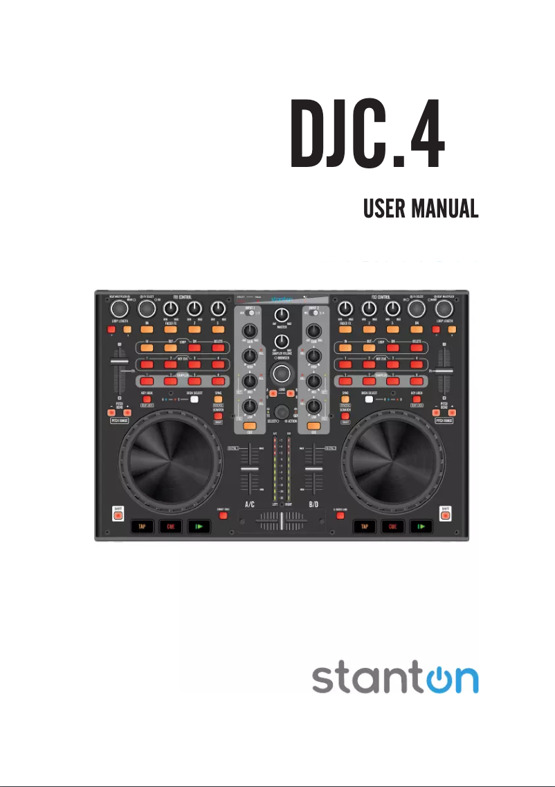 Page 1 de la notice Manuel utilisateur Stanton DJC.4