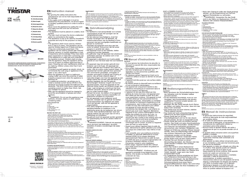 Image de la première page du manuel de l'appareil HD-2347