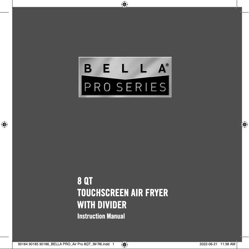 Page 1 de la notice Manuel utilisateur Bella 90164