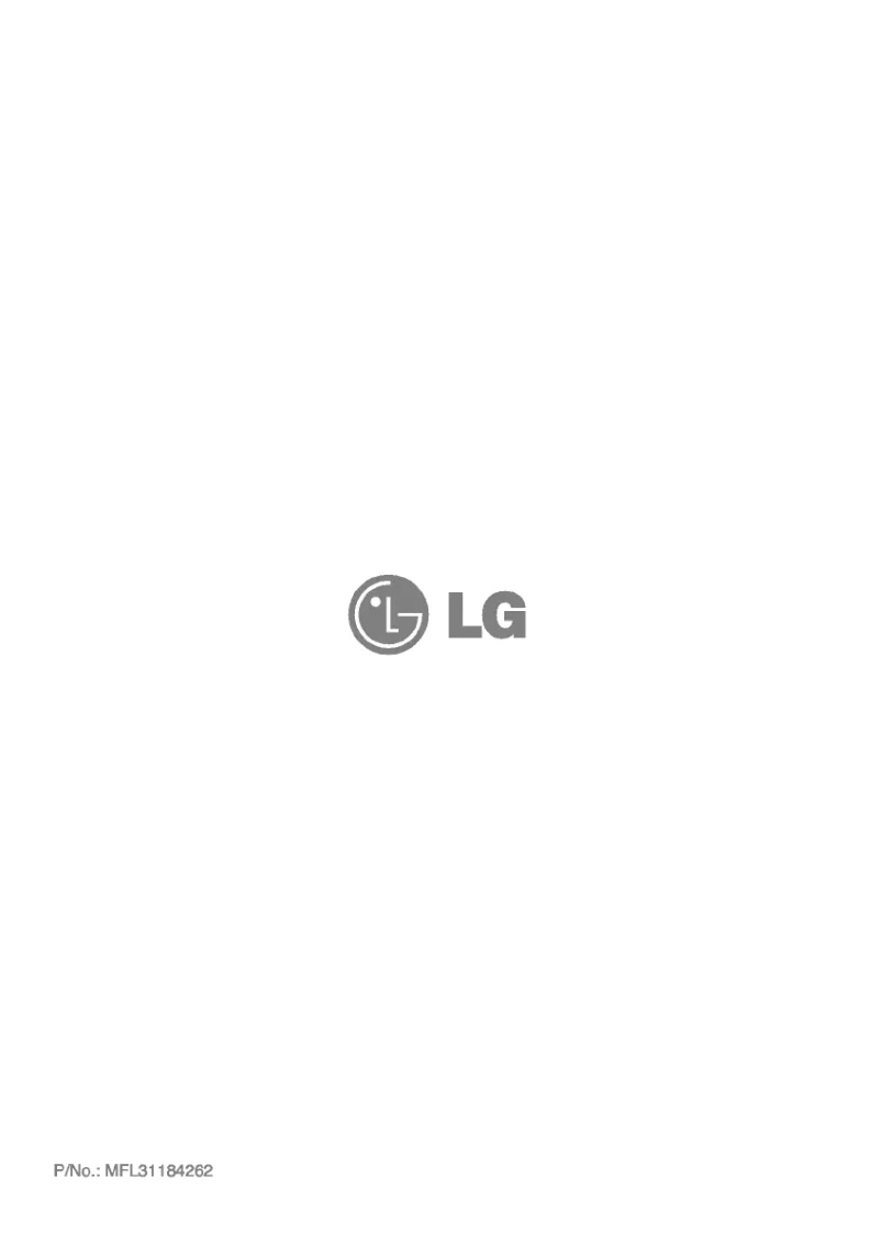 Page n°1 - Manuel utilisateur LG WD-14375FDM