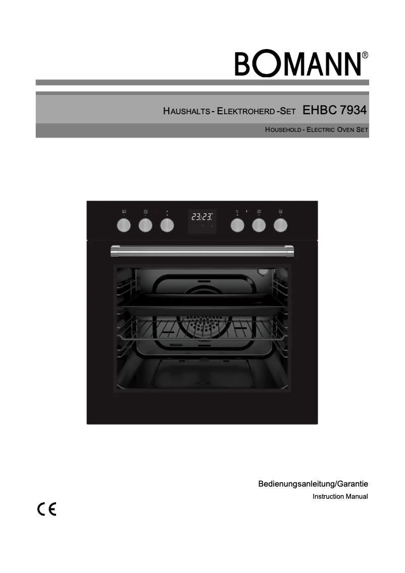 Image de la première page du manuel de l'appareil EBO 7906