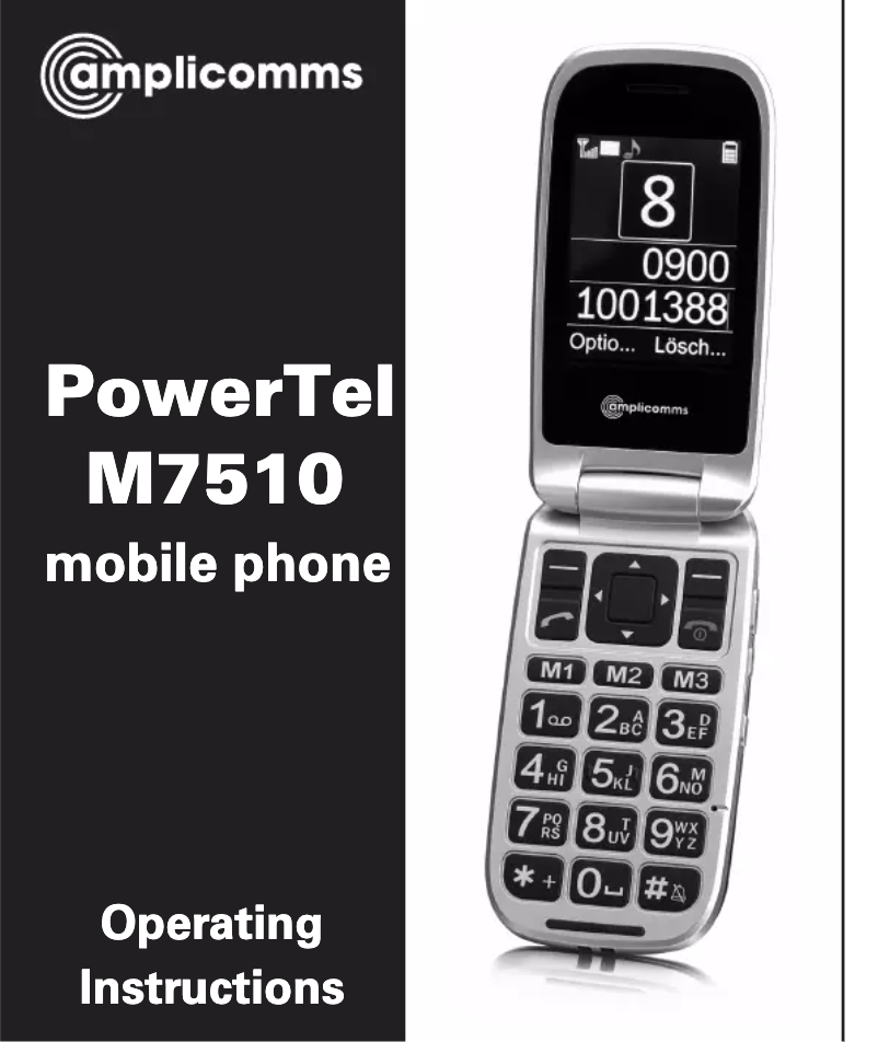 Page 1 de la notice Manuel utilisateur Amplicomms PowerTel M7510-3G