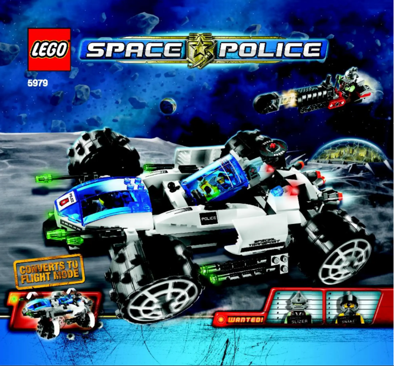 Page 1 de la notice Manuel utilisateur Lego Max Security Transport