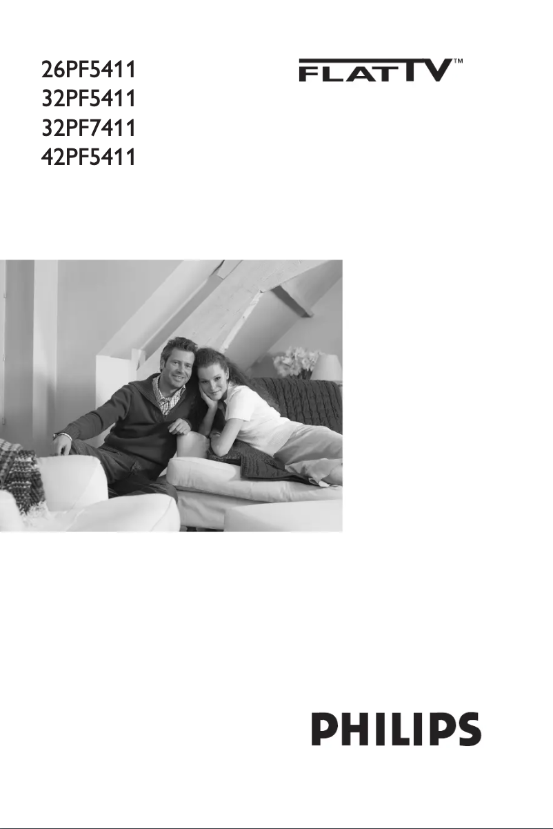 Page 1 de la notice Manuel utilisateur Philips 26PF5411