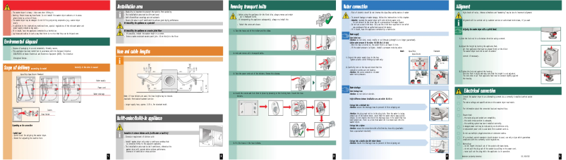 Image de la première page du manuel de l'appareil WD14H54XEP