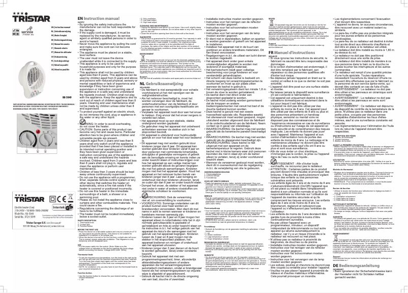 Image de la première page du manuel de l'appareil KA-5049