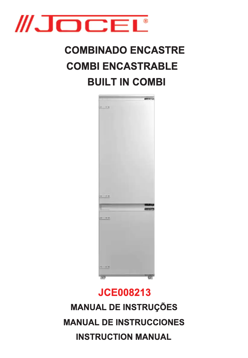 Image de la première page du manuel de l'appareil JCE008213