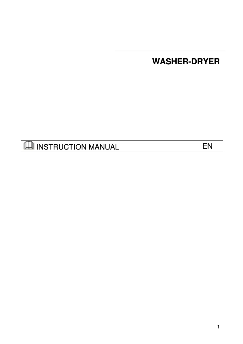Page 1 de la notice Manuel utilisateur Gorenje WDI73120 HK