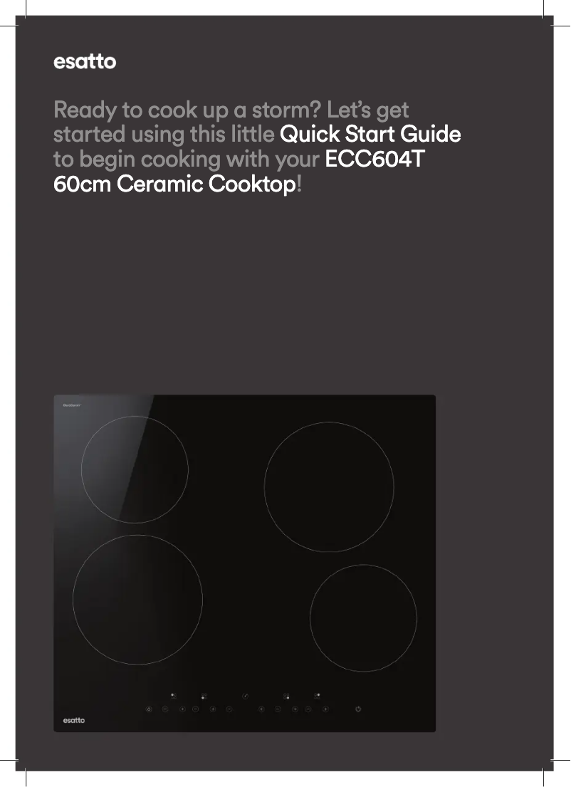 Page n°1 - Guide de démarrage rapide Esatto ECC604T