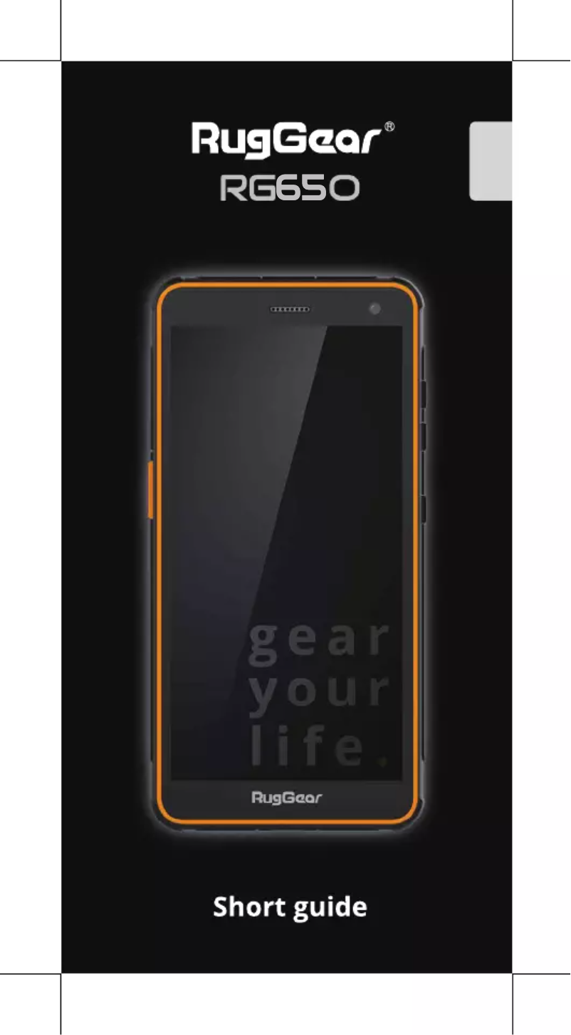 Page 1 de la notice Manuel utilisateur RugGear RG655