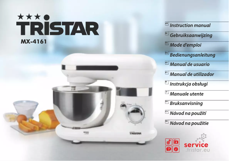 Imagen de la primera página del manual del dispositivo MX-4161