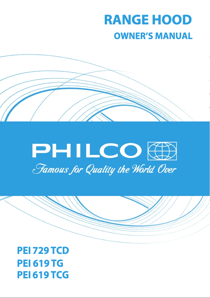 Page n°1 - Manuel utilisateur Philco PEI 619 TCG