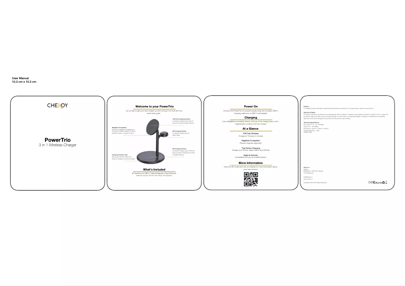 Image de la première page du manuel de l'appareil PowerTrio