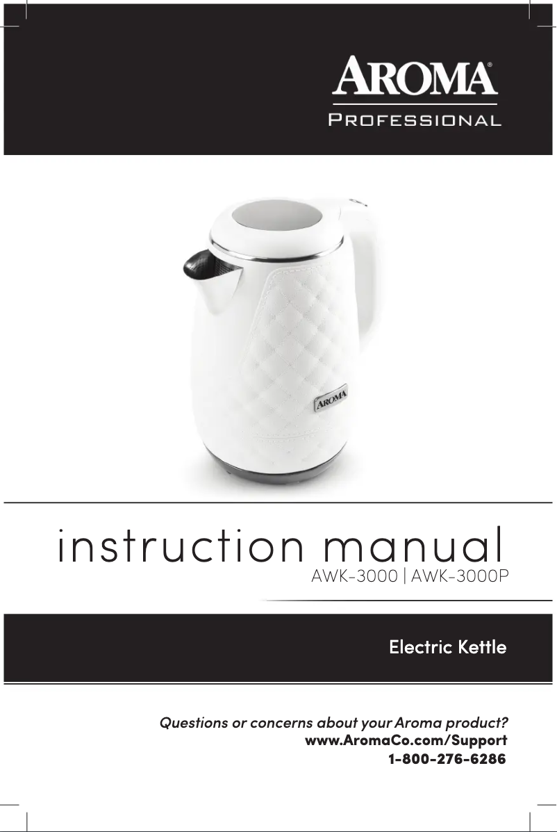 Page 1 de la notice Manuel utilisateur Aroma AWK-3000