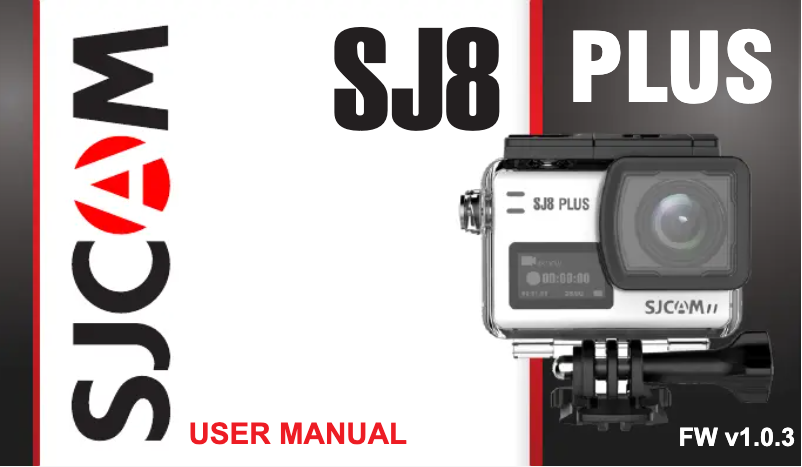 Page 1 de la notice Manuel utilisateur SJCAM SJ8 Plus