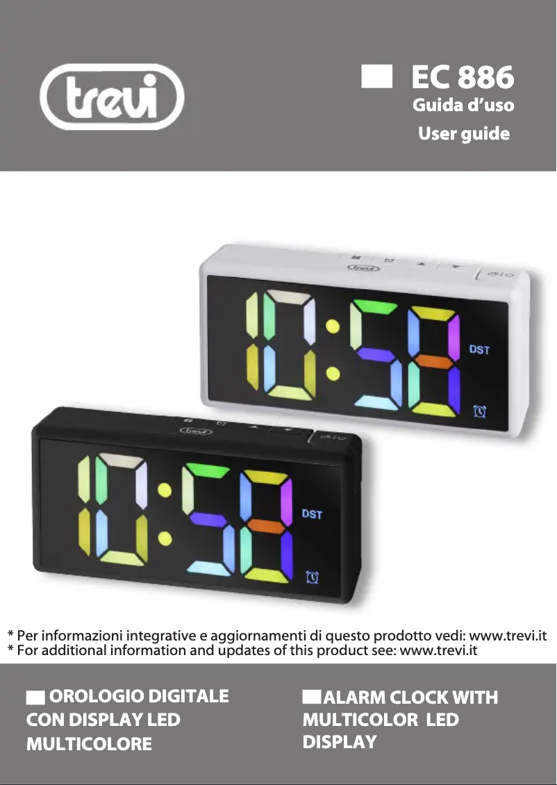 Page n°1 - Manuel utilisateur Trevi EC 886