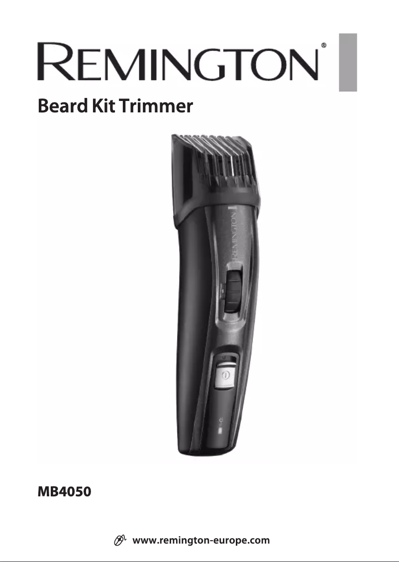 Page 1 de la notice Manuel utilisateur Remington Crafter Beard Kit MB4050