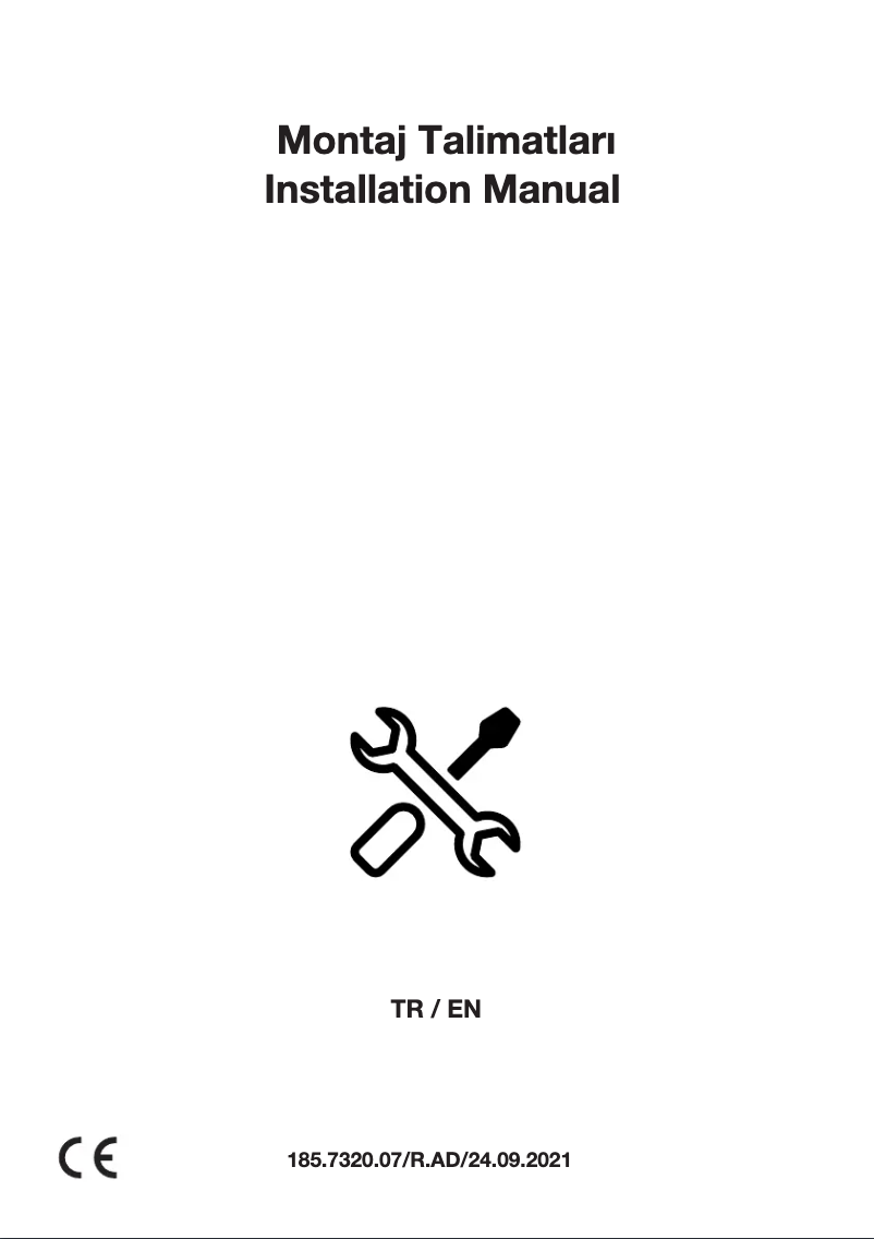 Page n°1 - Guide d'installation Arçelik ADE 606-2 S