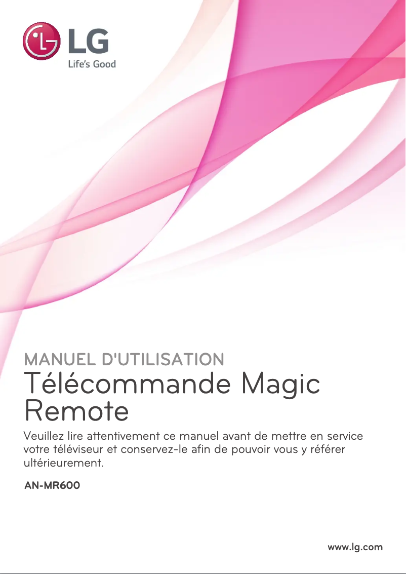 Page n°1 - Manuel utilisateur LG Magic AN-MR600