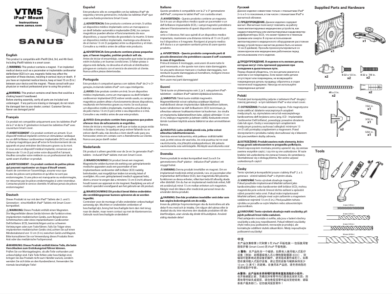Image de la première page du manuel de l'appareil VTM5