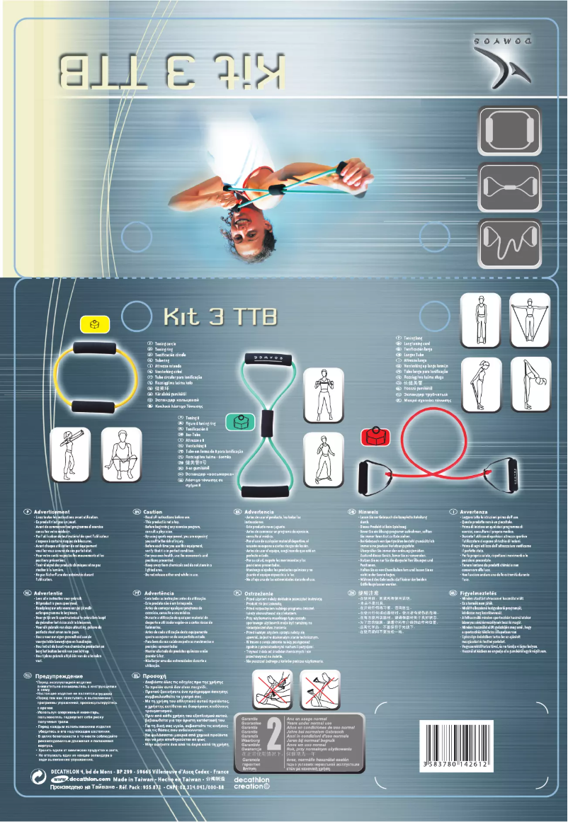Página 1 del manual Manual de usuario Domyos KIT 3T