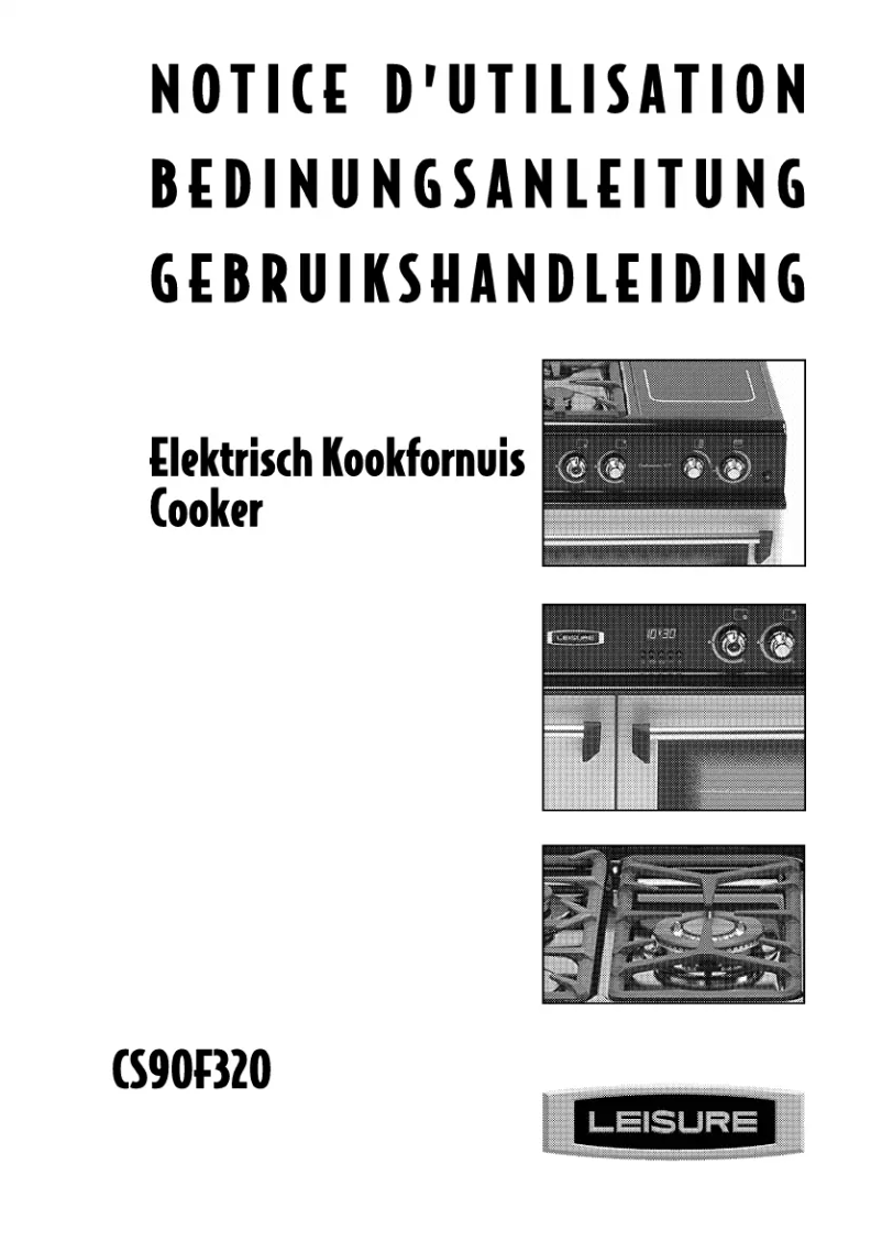 Image de la première page du manuel de l'appareil Cuisinemaster CS90F320