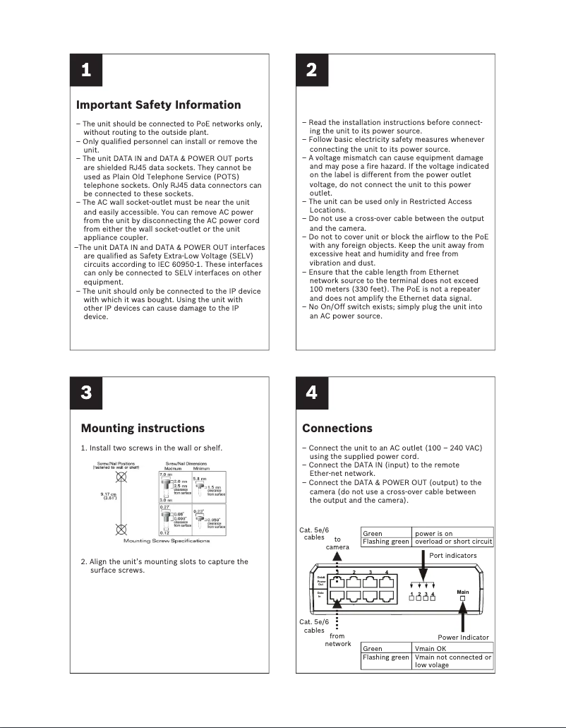 Page 1 de la notice Manuel utilisateur Bosch F.01U.305.289