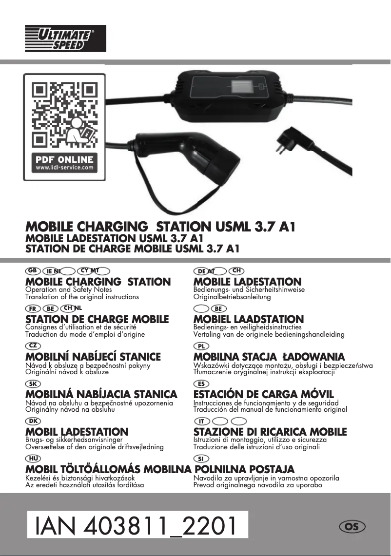 Page n°1 - Manuel utilisateur Ultimate Speed USML 3.7 A1