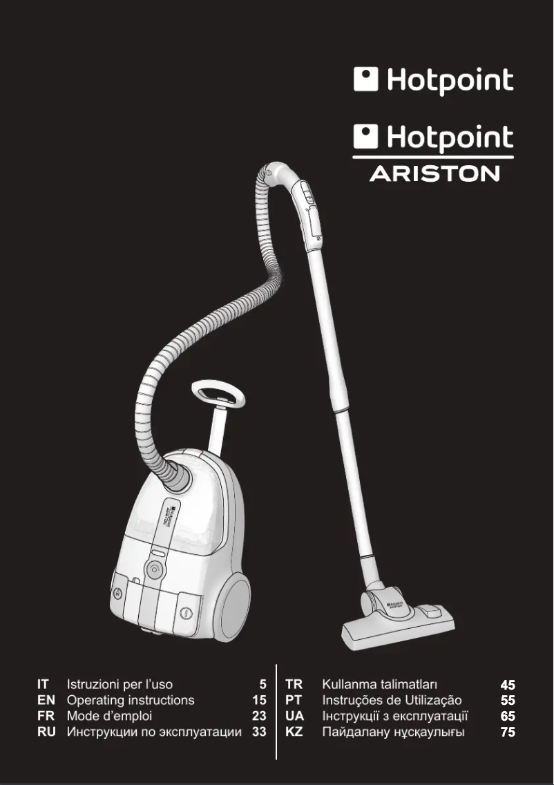 Page n°1 - Manuel utilisateur Hotpoint SL C18 AA0