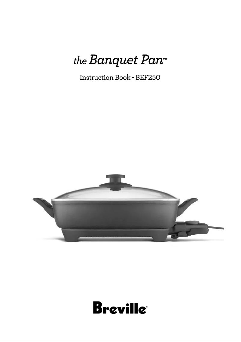 Página 1 del manual Manual de usuario Breville The Banquet Pan BEF250