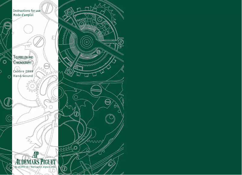 Page n°1 - Manuel utilisateur Audemars Piguet Royal Oak 26347TI.GG.D004CA.02