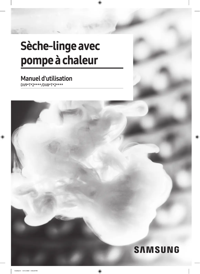 Page n°1 - Manuel utilisateur Samsung DV80T6220LH
