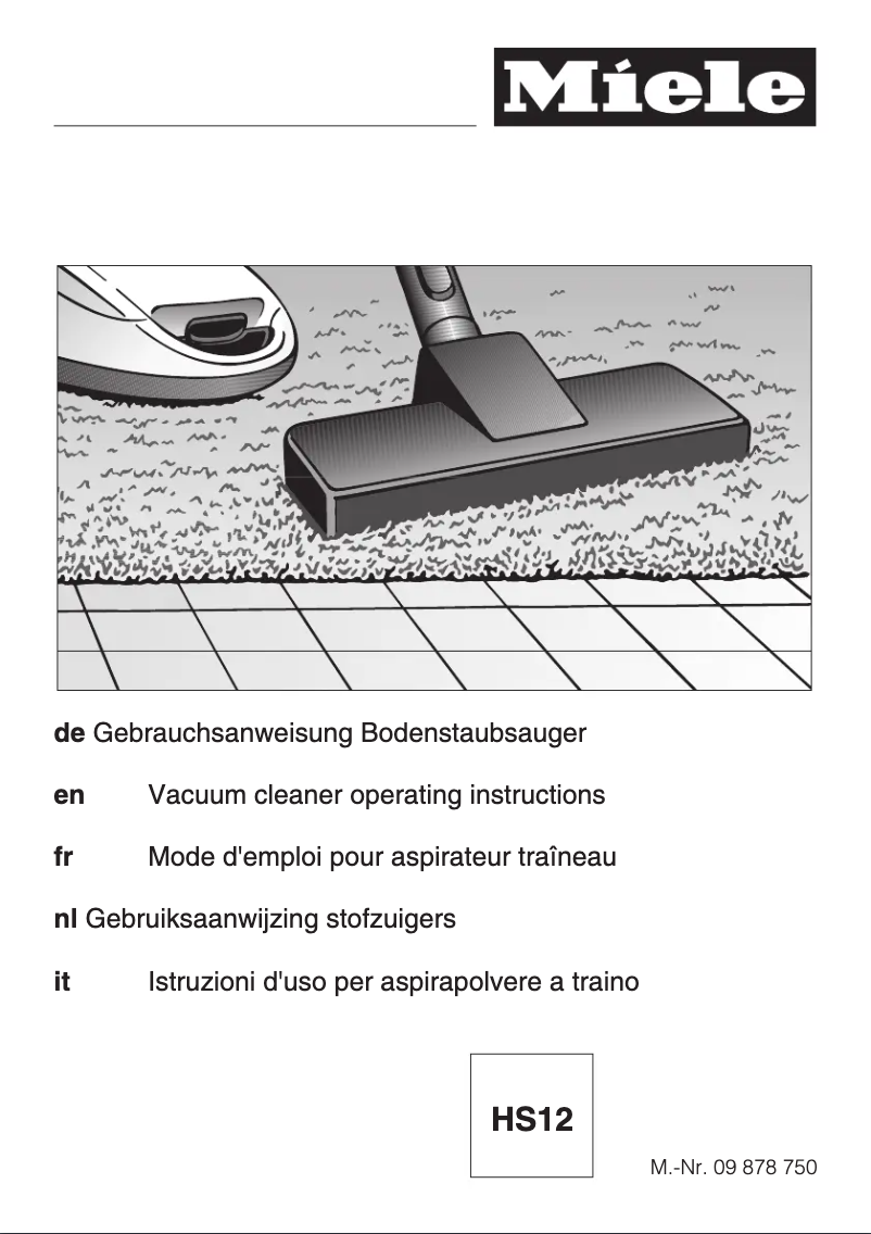 Page n°1 - Manuel utilisateur Miele Classic C1 Special