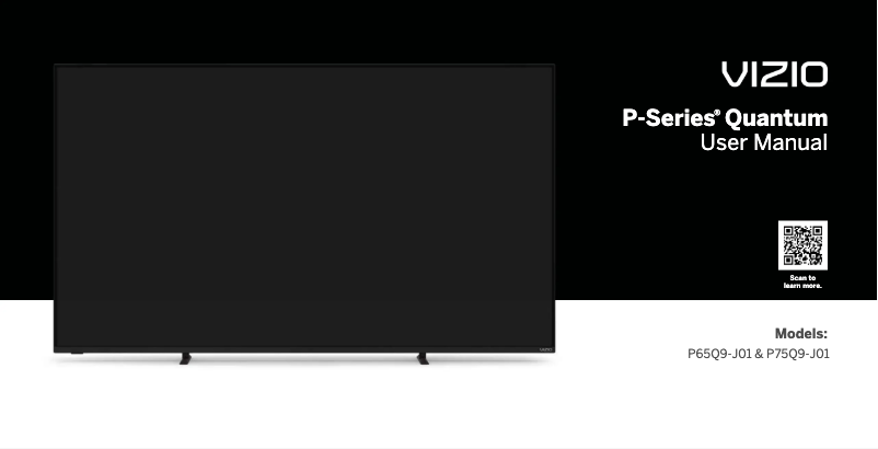 Page 1 de la notice Manuel utilisateur VIZIO P65Q9-J01