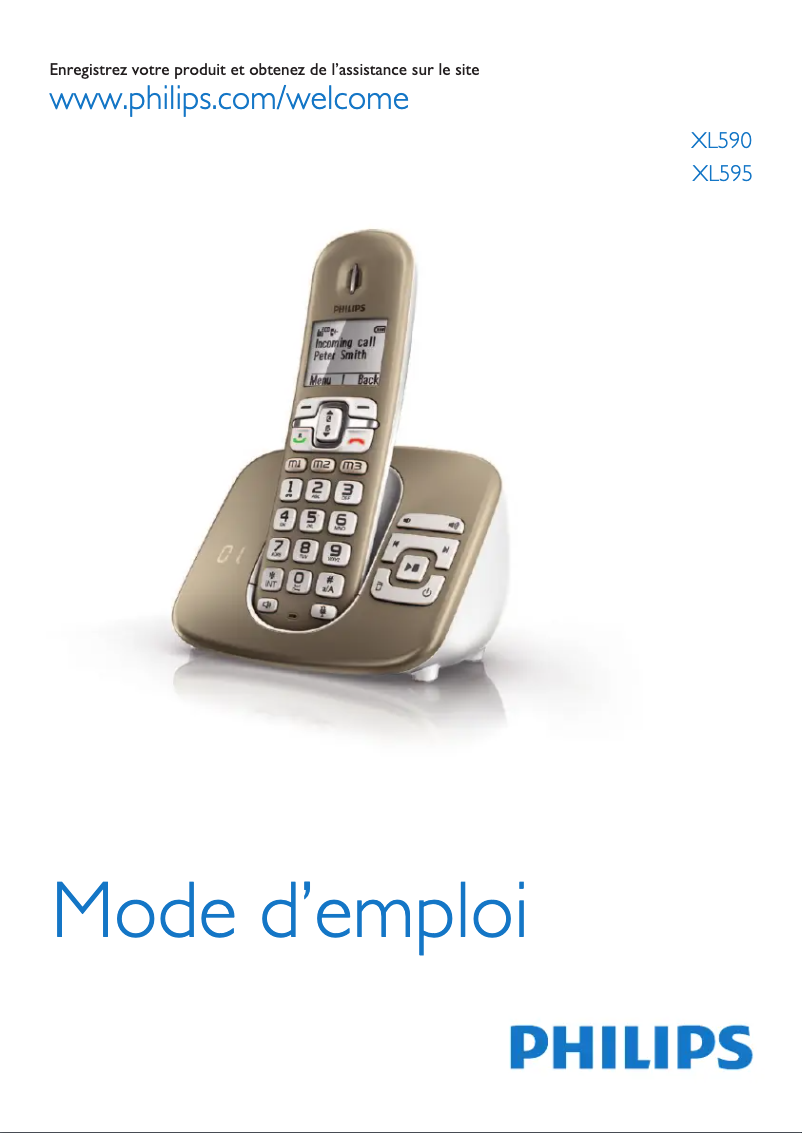 Image de la première page du manuel de l'appareil SoClear XL5901C