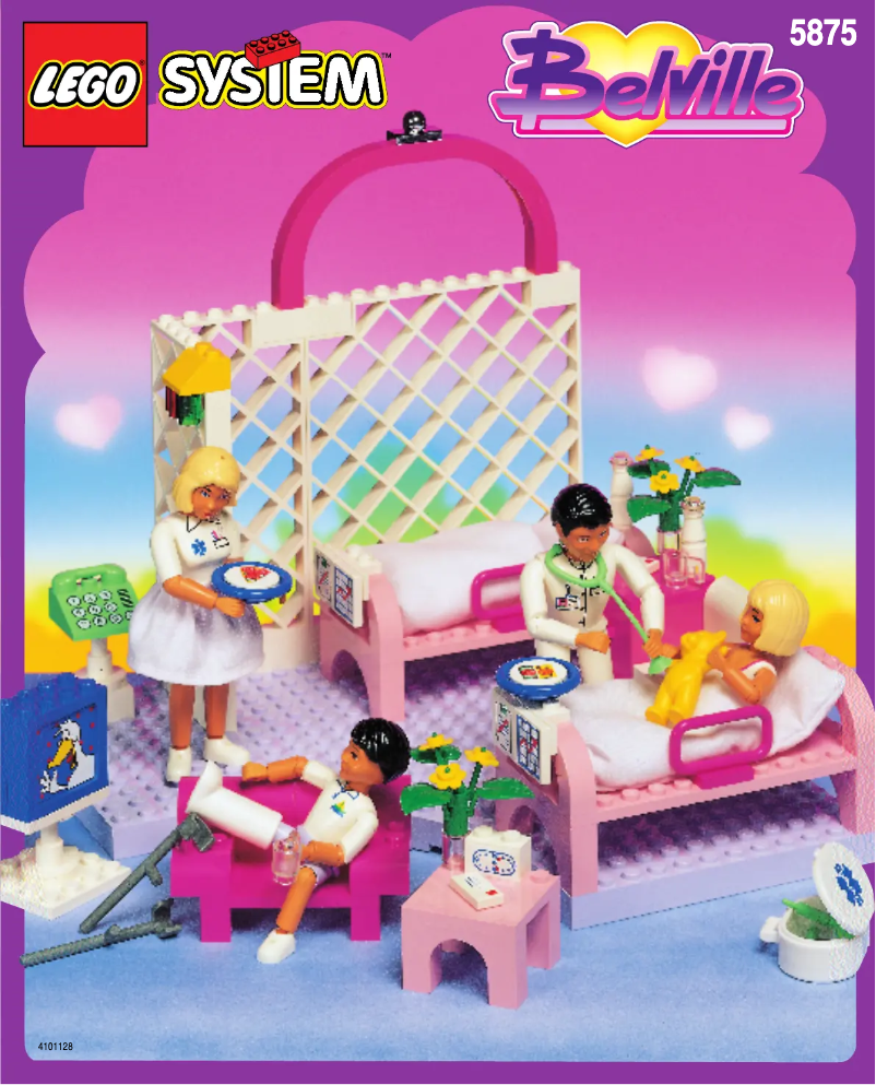 Page 1 de la notice Manuel utilisateur Lego HOSPITAL AND BOOKLET