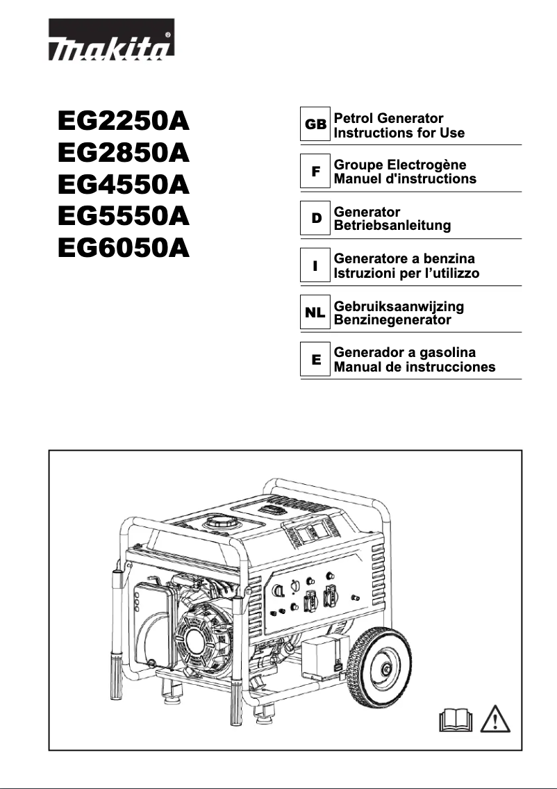 Image de la première page du manuel de l'appareil EG4550A