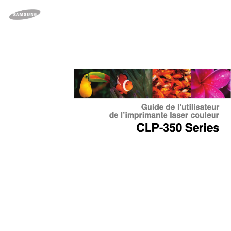 Page n°1 - Manuel utilisateur Samsung CLP-350N