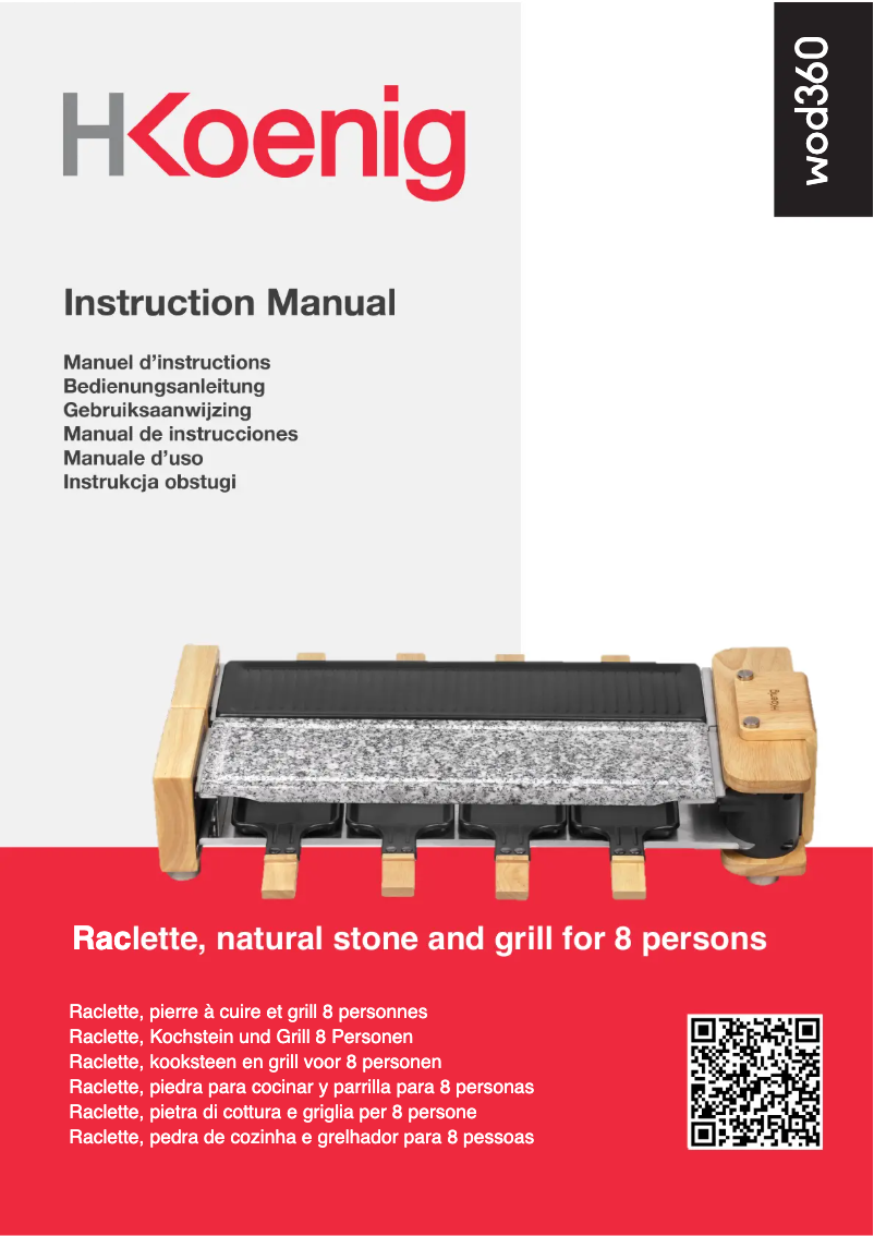 Image de la première page du manuel de l'appareil WOD360