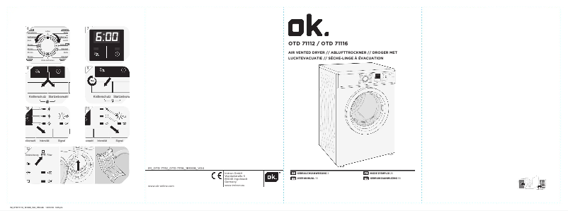 Image de la première page du manuel de l'appareil OTD 71116