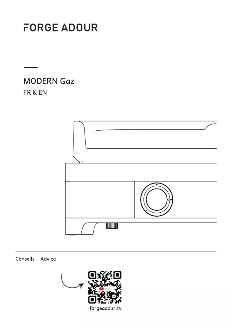 Página 1 del manual Manual de usuario Forge Adour Modern G60 A N