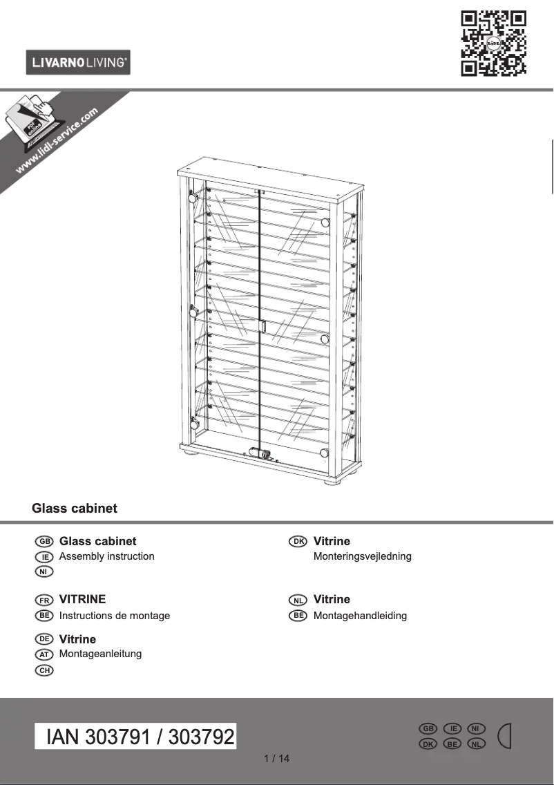 Página 1 del manual Manual de usuario Livarno Lux IAN 303792