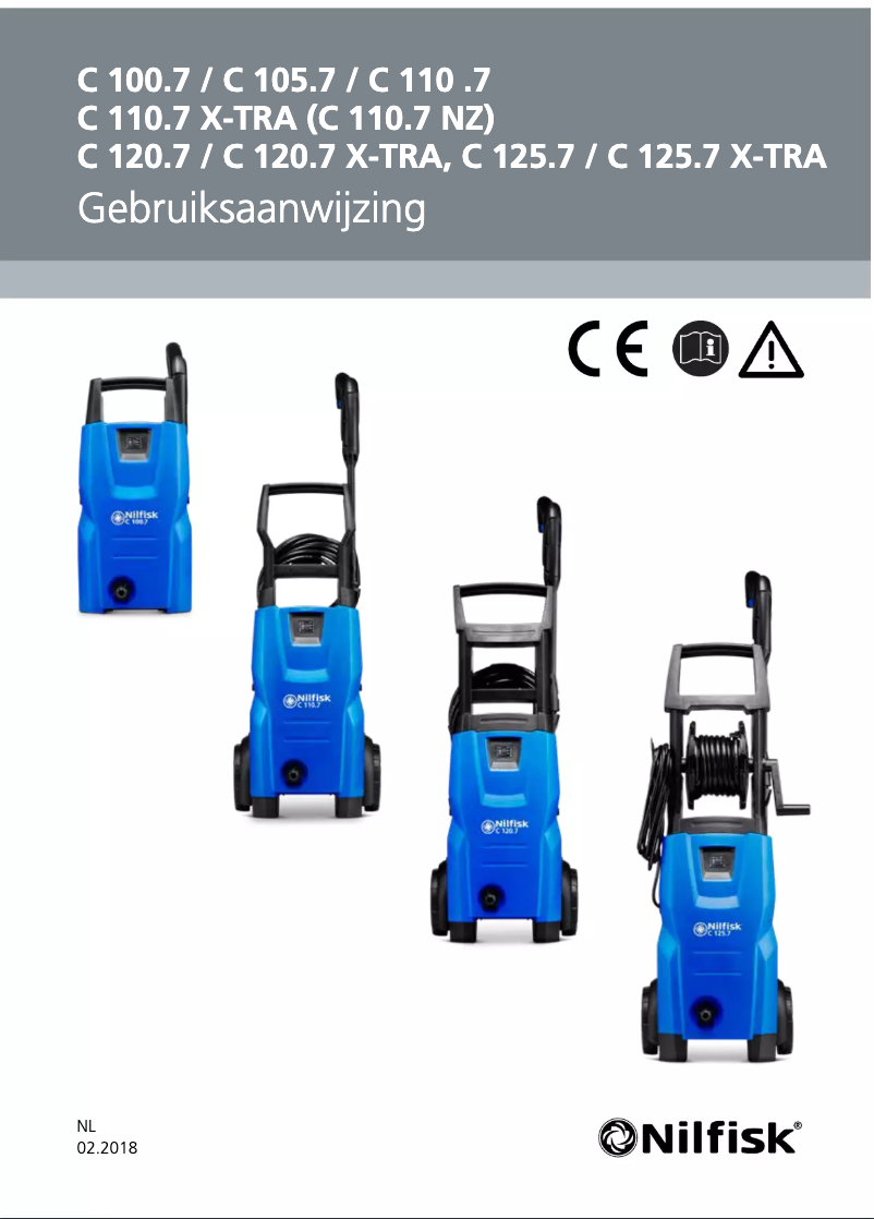Page n°1 - Manuel utilisateur Nilfisk C 110.7-5 Home X-TRA